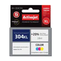 Activejet Tinta AH-304CRX (reemplazo HP 304XL N9K07AE; Premium; 18 ml; color)