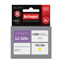 Activejet Tinta AB-525YN (repuesto Brother LC525Y; Supreme; 15 ml; amarillo)