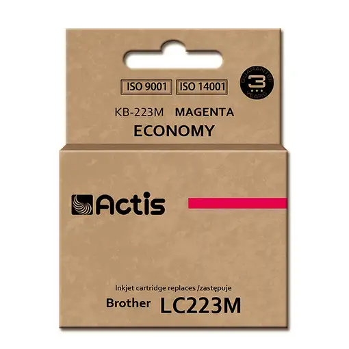 Actis Tinta KB-223M (reemplazo de Brother LC223M; Estándar; 10 ml; rojo)