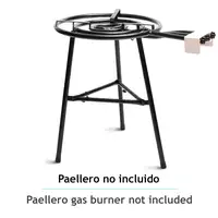 Soporte para Paellero de Gas 3 Patas,Adecuado Paelleros de 35-70 cm, LEGL3 Briebe