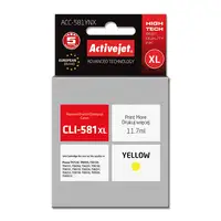 Activejet ACC-581YNX (repuesto CLI-581Y XL; Supreme; 11,70 ml; amarillo)