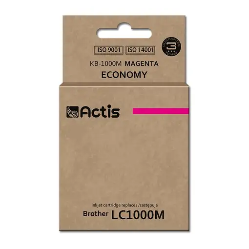 Actis Tinta KB-1000M (reemplazo de Brother LC1000M/LC970M; Estándar; 36 ml; rojo)