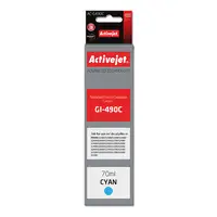 Activejet Tinta AC-G490C (reemplazo para Canon GI-490C; Supreme; 70 ml; azul)