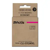 Actis Tinta KC-551M (Canon CLI-551M replacement; Standard; 12 ml; red)