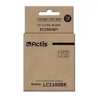 Actis Tinta KB-1100Bk (reemplazo de Brother LC1100BK/980BK; estándar; 28 ml; negro