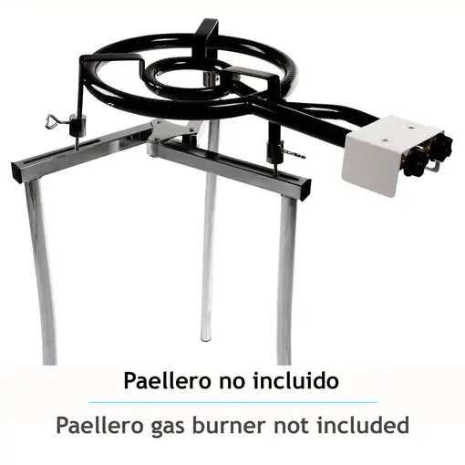 Trípode para Paellero de Gas Regulable, Soporte  Paelleros 35-700 cm, LEGL5 Briebe