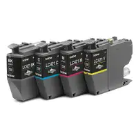 Brother LC421VALDR cartucho de tinta 4 pieza(s) Original Negro, Cian, Magenta, Ama