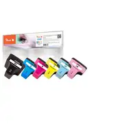 Peach 0F319010 cartucho de tinta 6 pieza(s) Compatible Negro, Azul, Cian, Magenta,