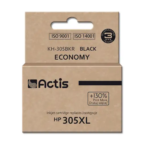Actis KH-305BKR cartucho de tinta 1 pieza(s) Compatible Rendimiento estándar Negro