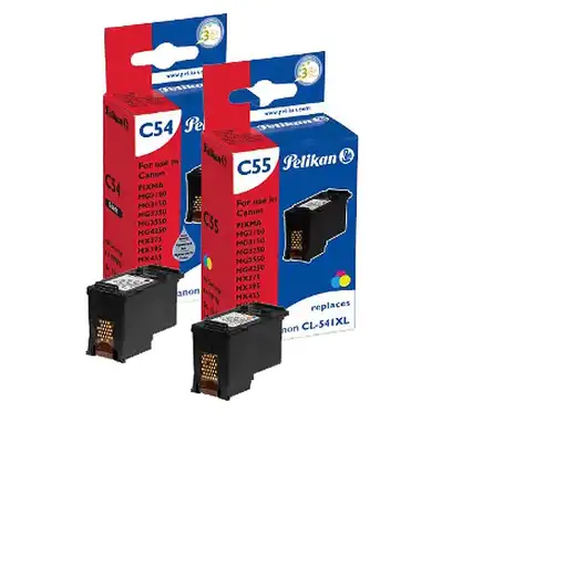 Pelikan 4950650 cartucho de tinta 2 pieza(s) Compatible Negro, Cian, Magenta, Amar