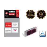 Activejet Tinta ACC-551MN (repuesto Canon CLI-551M; Supreme; 15 ml; rojo)