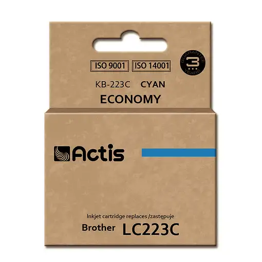 Actis Tinta KB-223C (sustitución de Brother LC223C; estándar; 10 ml; azul)