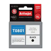 Activejet Tinta AE-801N (reemplazo de la Epson T0801; Supreme; 15 ml; negra)