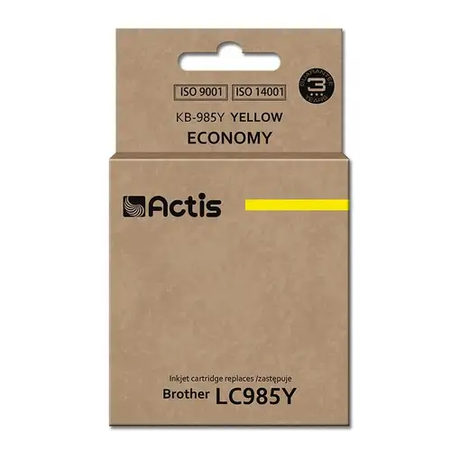 Actis Tinta KB-985Y (reemplazo de Brother LC985Y; estándar; 19,5 ml; amarillo)