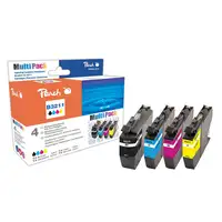 Peach PI500-273 cartucho de tinta 4 pieza(s) Compatible Negro, Cian, Magenta, Amar
