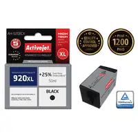 Activejet Tinta AH-920BCX (reemplazo HP 920XL CD975AE; Premium; 50 ml; negro)