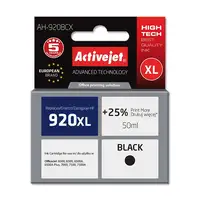 Activejet Tinta AH-920BCX (reemplazo HP 920XL CD975AE; Premium; 50 ml; negro)