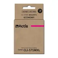 Actis Tinta KC-571M (repuesto Canon CLI-571M; estándar; 12 ml; rojo)