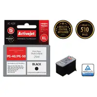 Activejet Tinta AC-40R (sustituta de la Canon PG-40; Premium; 25 ml; negra)