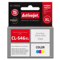 Activejet Tinta de impresora AC-546NX para Canon, recambio Canon CL-546XL; Supreme
