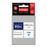 Activejet Tinta AH-953CRX (reemplazo HP 953XL F6U16AE; Premium; 25 ml; azul)