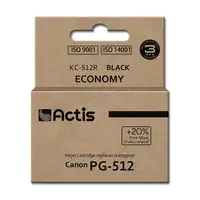 Actis Tinta KC-512R (reemplazo de Canon PG-512; estándar; 15 ml; negro)