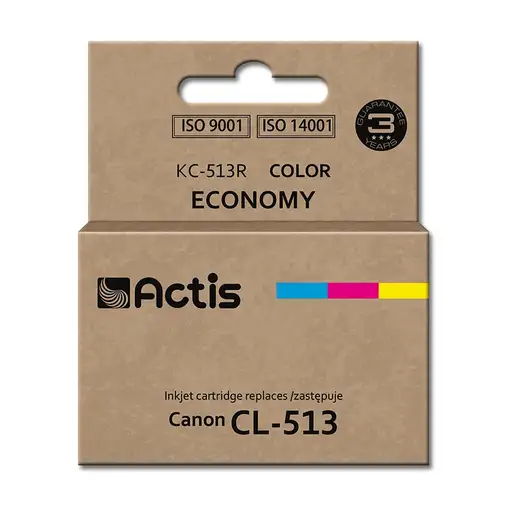 Actis Tinta KC-513R (repuesto de la Canon CL-513; estándar; 15 ml; color)