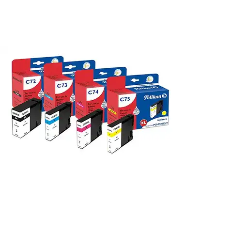 Pelikan 4950680 cartucho de tinta 4 pieza(s) Compatible Negro, Cian, Magenta, Amar