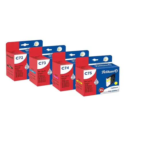 Pelikan 4950680 cartucho de tinta 4 pieza(s) Compatible Negro, Cian, Magenta, Amar