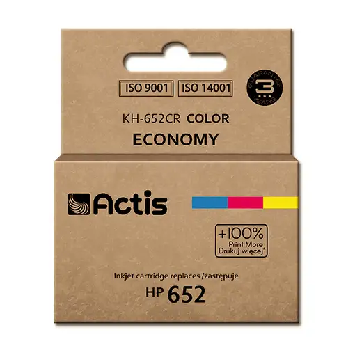 Actis Tinta KH-652CR (reemplazo HP 652 F6V24AE; Estándar; 15 ml; color)