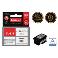 Activejet Tinta AC-513R (Canon CL-513 replacement; Premium; 15 ml; color)