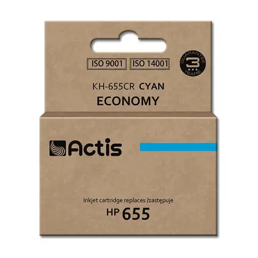Actis Tinta KH-655CR (reemplazo HP 655 CZ110AE; Estándar; 12 ml; azul)