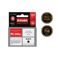 Activejet Tinta AC-540RX (sustituye a la Canon PG-540XL; Premium; 25 ml; negra)