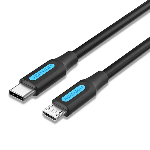 Vention Cable USB 2.0 Tipo-C COVBD/ USB Tipo-C Macho - MicroUSB Macho/ 50cm/ Negro