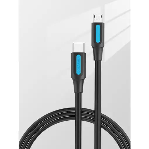 Vention Cable USB 2.0 Tipo-C COVBD/ USB Tipo-C Macho - MicroUSB Macho/ 50cm/ Negro