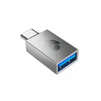 CHERRY 61710036 cambiador de género para cable USB-A USB-C Plata
