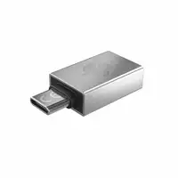 CHERRY 61710036 cambiador de género para cable USB-A USB-C Plata