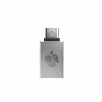 CHERRY 61710036 cambiador de género para cable USB-A USB-C Plata