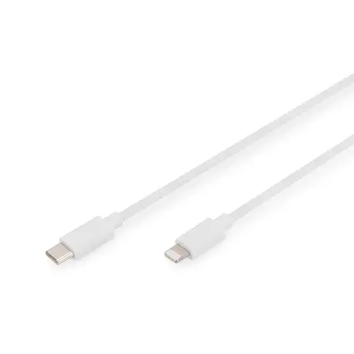 Digitus Cable de datos/carga Lightning a USB-C, certificación MFI