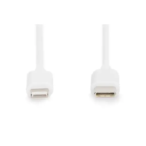 Digitus Cable de datos/carga Lightning a USB-C, certificación MFI