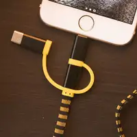 Thumbs Up 1002655 cable USB 1 m USB A Micro-USB B Negro, Amarillo