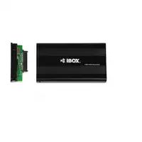 iBox HD-01 Caja de disco duro (HDD) Negro 2.5"