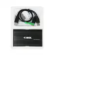 iBox HD-01 Caja de disco duro (HDD) Negro 2.5"