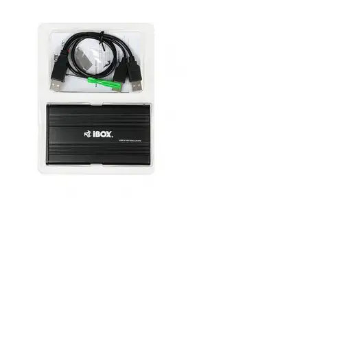 iBox HD-01 Caja de disco duro (HDD) Negro 2.5"