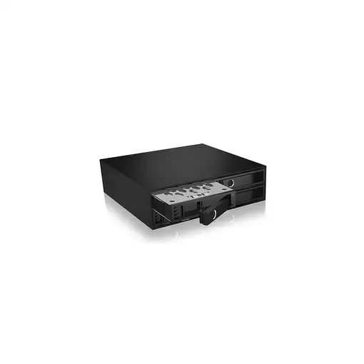 ICY BOX IB-2242SSK 13,3 cm (5.25") Bandeja para disco duro Negro