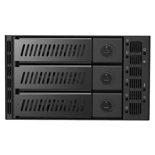 Chieftec CMR-2131SAS panel bahía disco duro Negro