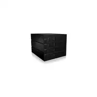 ICY BOX IB-564SAS-12G unidad de disco multiple Negro