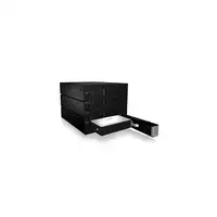 ICY BOX IB-564SAS-12G unidad de disco multiple Negro