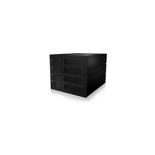 ICY BOX IB-564SAS-12G unidad de disco multiple Negro