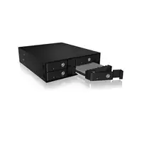 ICY BOX IB-2240SSK 13,3 cm (5.25") Bandeja para disco duro Negro